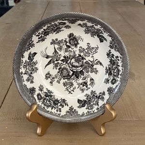 Royal Stafford ASIATIC PHEASANT Black Coupe Cereal Bowl